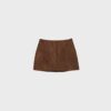 Mini-Skort em camurça sintética Mini-Skort em camurça sintética