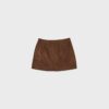 Mini-Skort em camurça sintética Mini-Skort em camurça sintética