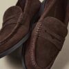 Mocassins de pele castanho