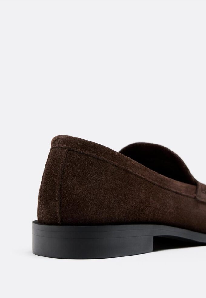 Mocassins de pele castanho