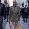 Parka de Algodão com Bolsos Parka de Algodão com Bolsos