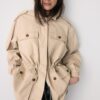 Parka de Algodão com Bolsos
