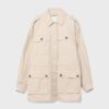 Parka de Algodão com Bolsos