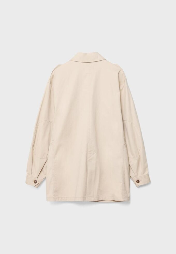 Parka de Algodão com Bolsos