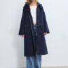 Parka longa e esvoaçante Parka longa e esvoaçante