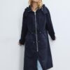Parka longa e esvoaçante Parka longa e esvoaçante