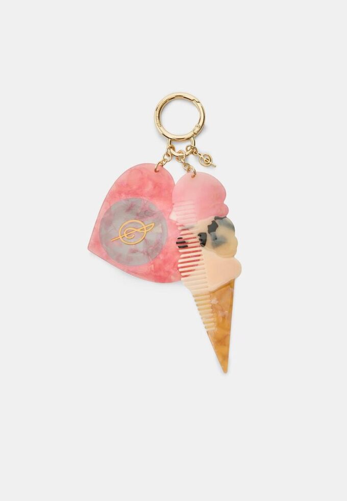 Porta-chaves com pingente de gelado