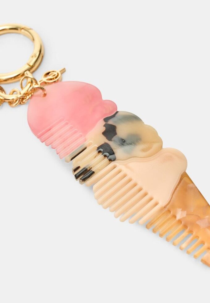 Porta-chaves com pingente de gelado