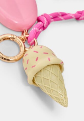 Porta-chaves com pingente de gelado