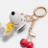 Porta-chaves com pingente Snoopy