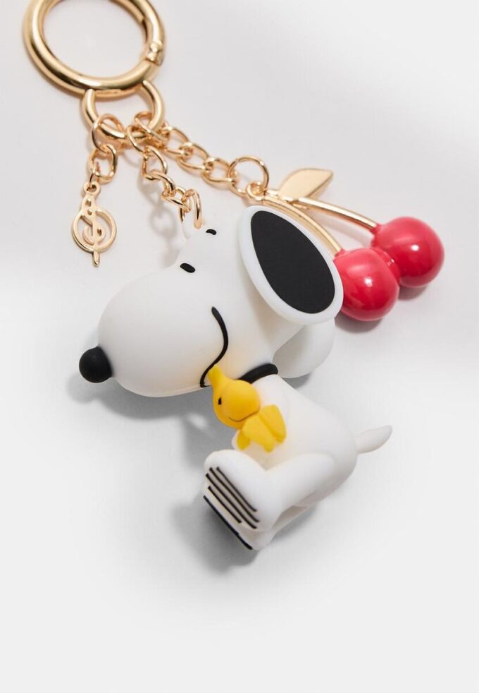 Porta-chaves com pingente Snoopy