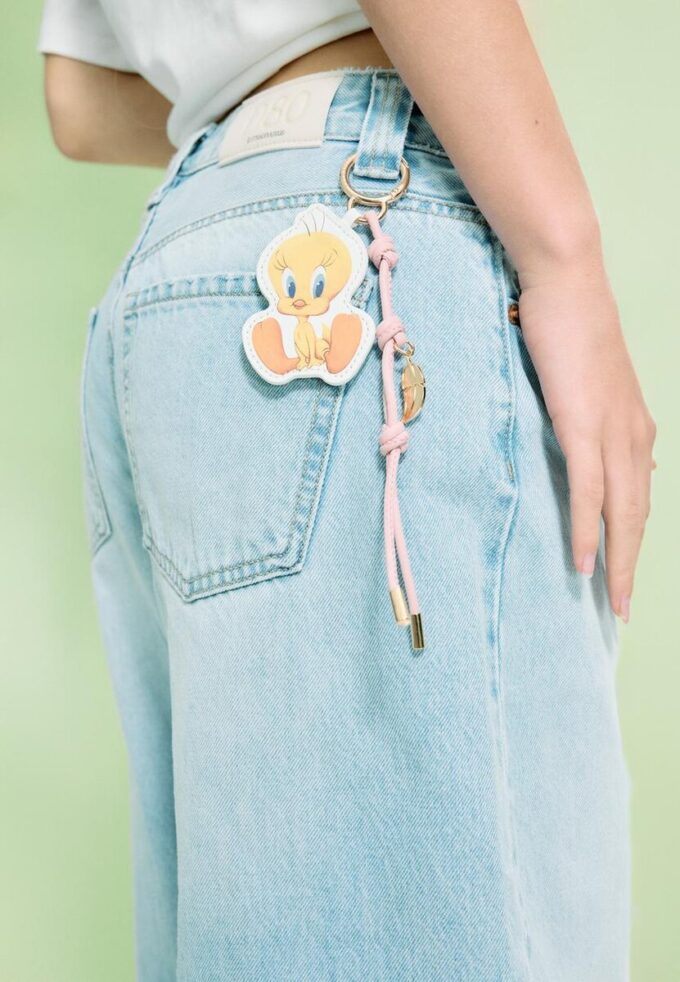Porta-chaves com pingente Tweety