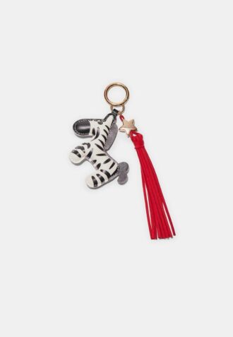 Porta-chaves com pingente zebra