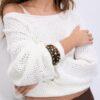 Pulseira Maxi Rígida com Tachas
