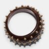 Pulseira Maxi Rígida com Tachas
