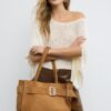 Saco City Shopper com detalhe de fivela