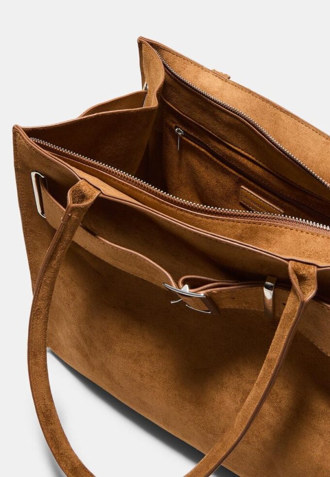Saco City Shopper com detalhe de fivela
