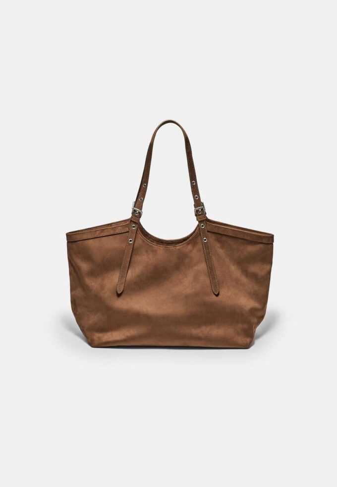 Saco de compras com detalhe de mini fivela