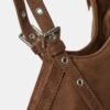 Saco de compras com detalhe de mini fivela