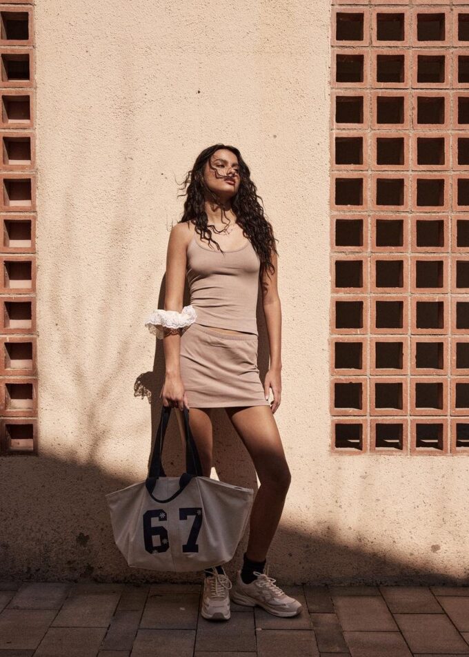 Saco de compras em algodão Saco de compras em algodão