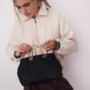 Saco Tote com Alça Metálica