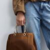 Saco Tote com Alça Metálica