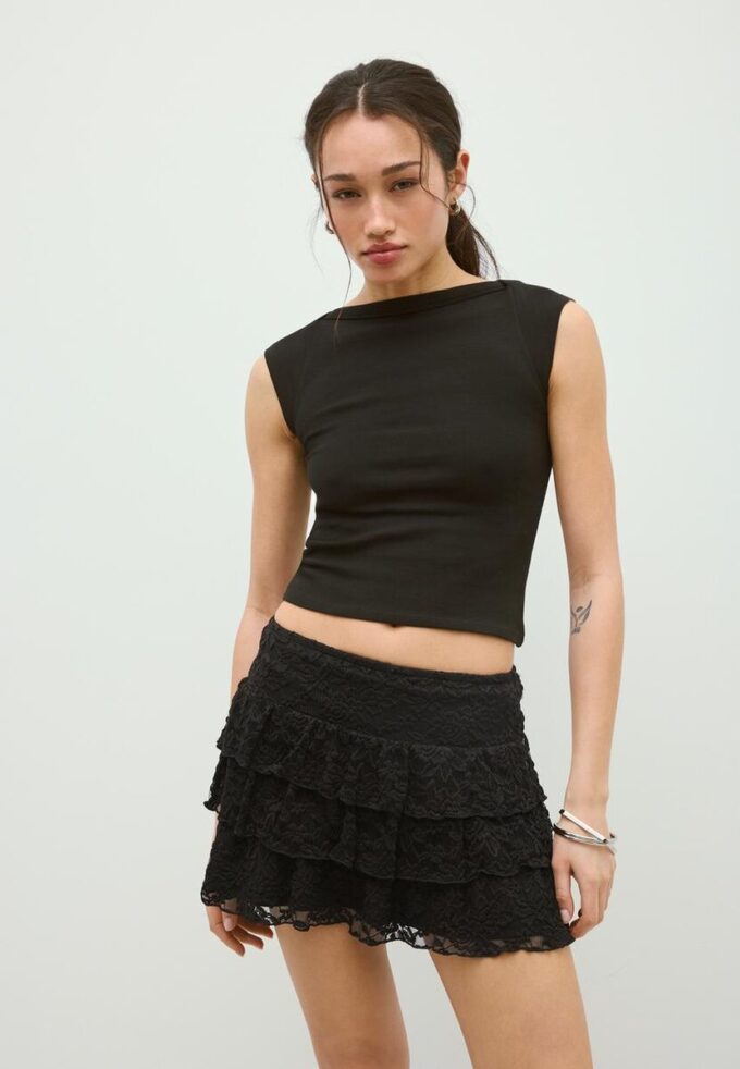 Saia-Skort de renda