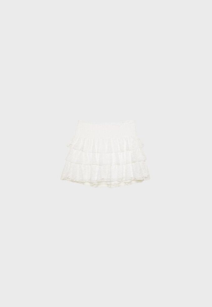 Saia-Skort de renda Saia-Skort de renda