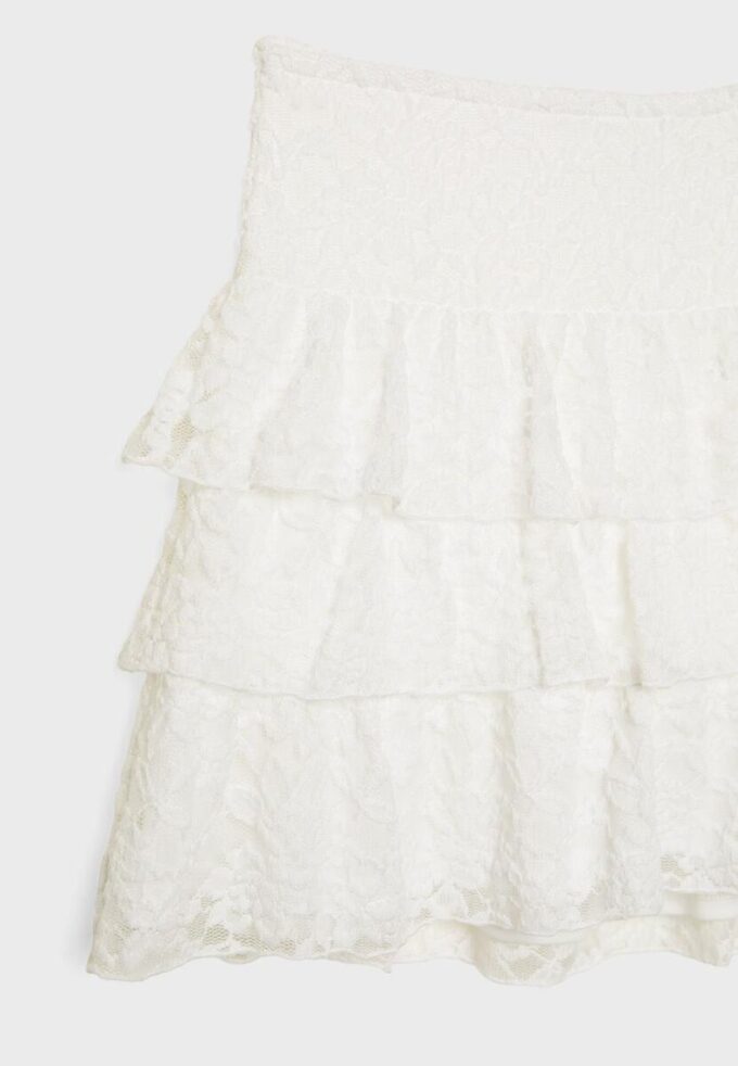 Saia-Skort de renda Saia-Skort de renda