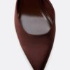 Sapatos de salto agulha com efeito acetinado Sapatos de salto agulha com efeito acetinado