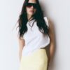 Skort com fenda lateral Skort com fenda lateral