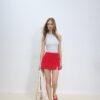 Skort com fenda lateral Skort com fenda lateral