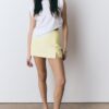 Skort com fenda lateral Skort com fenda lateral