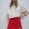 Skort com fenda lateral Skort com fenda lateral