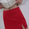 Skort com fenda lateral Skort com fenda lateral