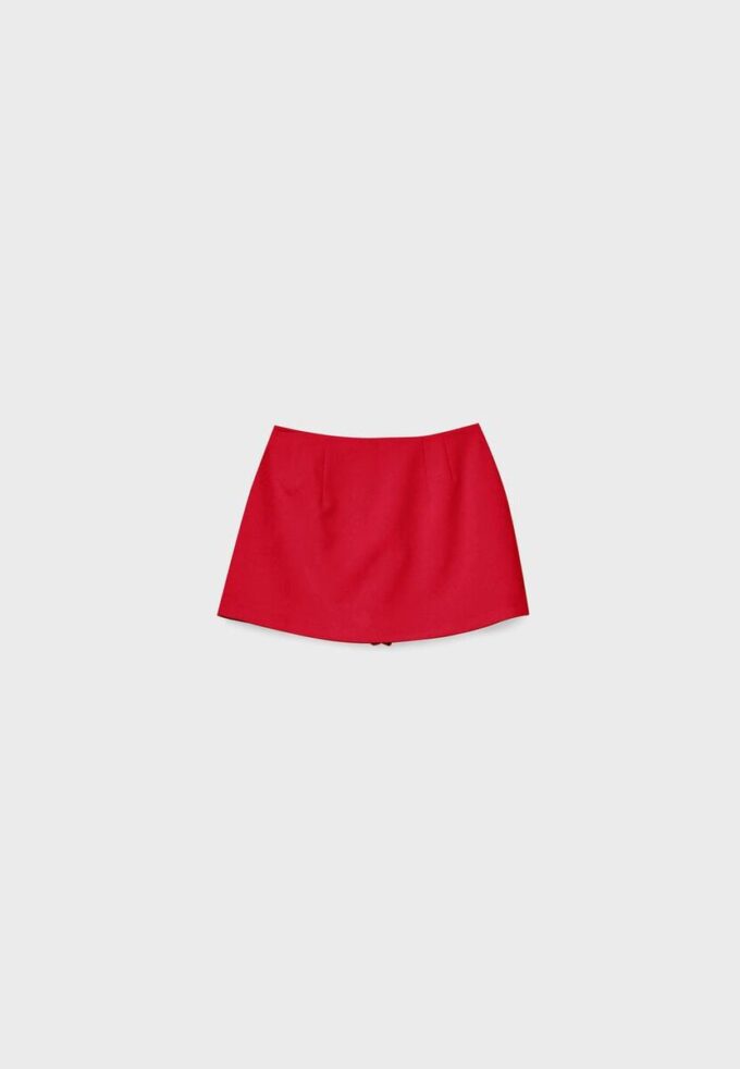 Skort com fenda lateral Skort com fenda lateral
