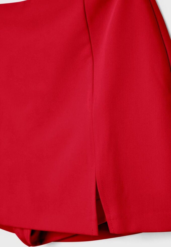 Skort com fenda lateral Skort com fenda lateral