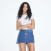 Skort em ganga com cinto Skort em ganga com cinto