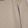 Sweatshirt de toque suave com fecho lateral Sweatshirt de toque suave com fecho lateral