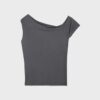 T-shirt assimétrica com botões T-shirt assimétrica com botões