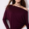 T-shirt assimétrica em modal