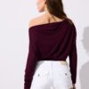 T-shirt assimétrica em modal