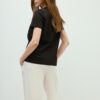 T-shirt básica de corte regular com toque suave T-shirt básica de corte regular com toque suave