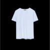 T-shirt básica de corte regular com toque suave T-shirt básica de corte regular com toque suave