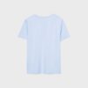 T-shirt básica de corte regular com toque suave T-shirt básica de corte regular com toque suave