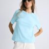 T-shirt básica de corte regular e tecido pesado T-shirt básica de corte regular e tecido pesado