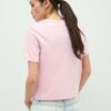T-shirt básica de corte regular e tecido pesado