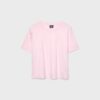 T-shirt básica de corte regular e tecido pesado