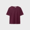 T-shirt básica de corte regular e tecido pesado T-shirt básica de corte regular e tecido pesado