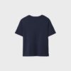 T-shirt básica de corte regular e tecido pesado T-shirt básica de corte regular e tecido pesado